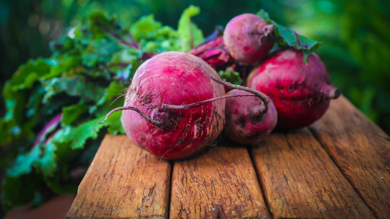 close up of beetroot 